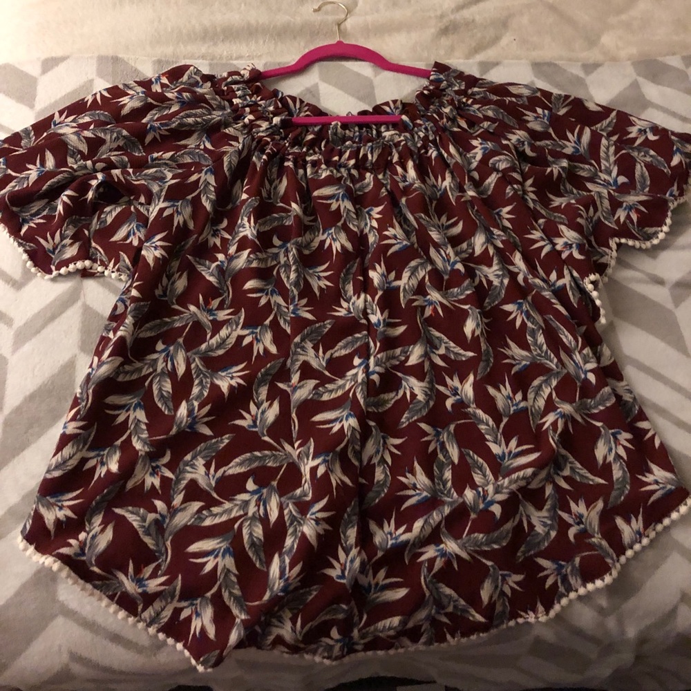 Flowered blouse